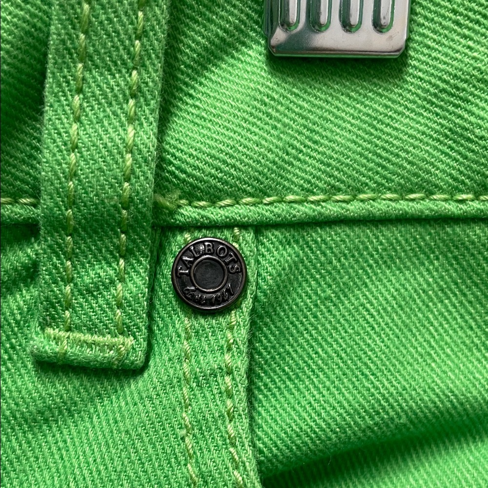 Talbots Straight-Leg Jeans in Bright Green - Picture 8 of 14